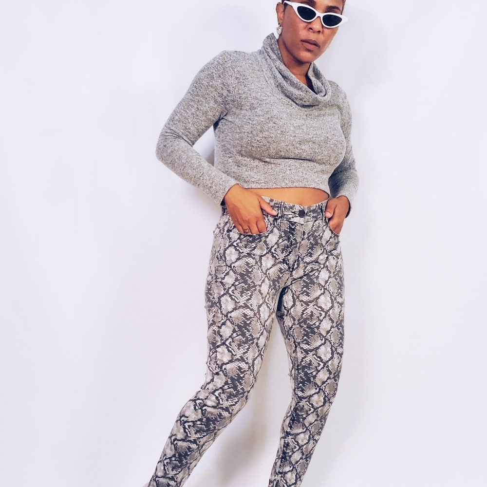 Snakeskin Pants